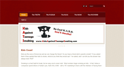 Desktop Screenshot of kidsagainstteenagesmoking.com
