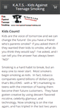 Mobile Screenshot of kidsagainstteenagesmoking.com