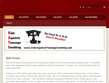 Tablet Screenshot of kidsagainstteenagesmoking.com